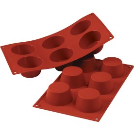 Silikomart Bageform muffin 6 stk, Ø6,9cm, 11cl