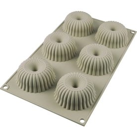 Silikomart 3D Bageform Mini Raggio, Ø6,7cm, 85cl