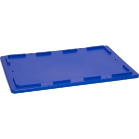 PPS-Axjo Låg til stabelkasse 600x400 mm, blå