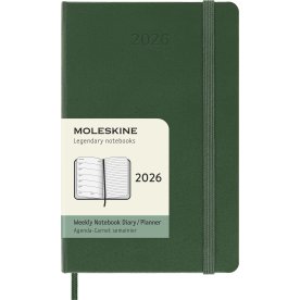 Moleskine 2026 Kalender | H | Uge | Poc. | Grøn