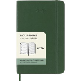 Moleskine 2026 Kalender | S | Uge | Poc. | Grøn