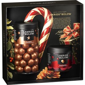 Bülow Lakrids Gavepakke Caramel/Raspberry, 385g
