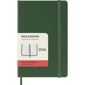Moleskine 2026 Kalender | H | Dag | Poc. | Grøn