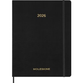 Moleskine 2026 Kalender | Ess. | Uge v. | Sort