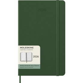 Moleskine 2026 Kalender | H | Uge | L | Grøn