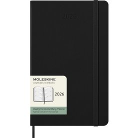 Moleskine 2026 Kalender | H | Uge h. | L | Sort