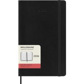 Moleskine 2026 Kalender | S | Dag | L | Sort