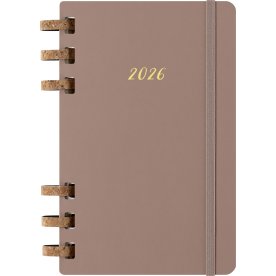 Moleskine 2026 Kalender | Spiral | Uge | L | Beige