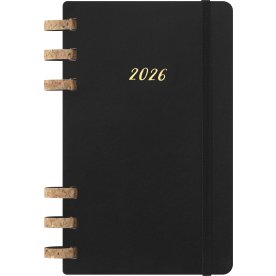 Moleskine 2026 Kalender | Spiral | Uge | L | Sort