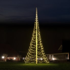 Starlight lysekæde, flagstang, 10 m, 4000 LED