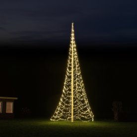 Starlight lysekæde til flagstang, 12 m, 5000 LED