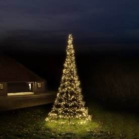 Starlight lysekæde m/stang, 4 m, 1200 LED, farvet