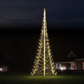 Starlight lysekæde, flagstang, 8 m, 2000LED, blink