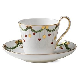 Royal Copenhagen Stjerne Jul Højhankkop m/Underkop