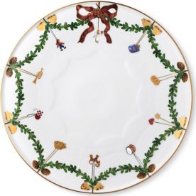 Royal Copenhagen Stjerne Riflet Jul Kagefad 32 cm