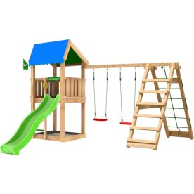 Jungle Gym Home 2.1 legetårn m/climb og rutsjebane