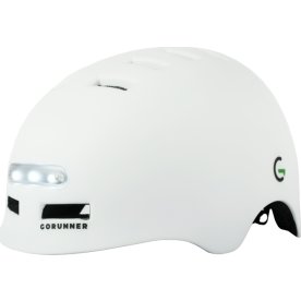 GoRunner Cykelhjelm, Str. L - 58-61 cm, hvid