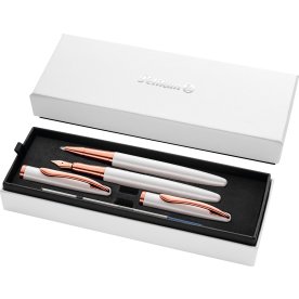 Pelikan Noble Elegance Sæt, Fyl/Rol, pearl