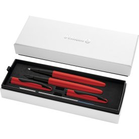 Pelikan Noble Elegance Sæt, Fyl/Rol, red