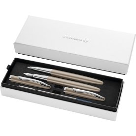 Pelikan Noble Elegance Sæt, Fyl/Rol, taupe