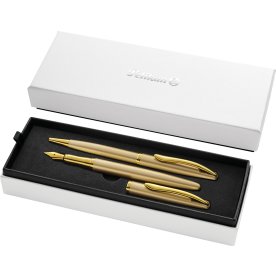 Pelikan Noble Elegance Sæt, Fyl/Kug, gold