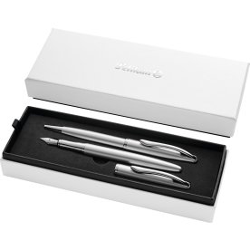 Pelikan Noble Elegance Sæt, Fyl/Kug, silver