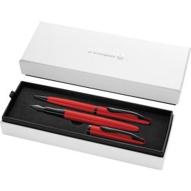Pelikan Noble Elegance Sæt, Fyl/Kug, red