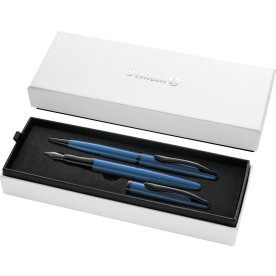 Pelikan Noble Elegance Sæt, Fyl/Kug, aquamarin