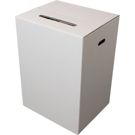 Valgkasse | 540x450x750 | Hvid uden tryk