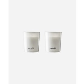Meraki Duftlys, White garden, 2stk