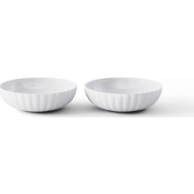 Georg Jensen Bernadotte Skåle, porcelæn Ø13,9 2stk