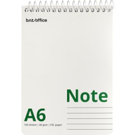 Office Spiralblok | A6 | Linjeret