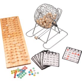 Bingo Tromle ø18 cm inkl. 90 numre
