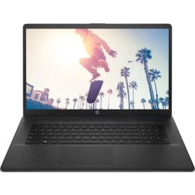 HP 17,3" bærbar computer, sort