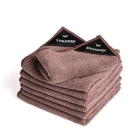 Klud microfiberklude 7 ugedage, 30x30cm, mauve
