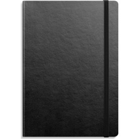 Burde Dotnotes Notesbog, A5, sort