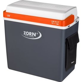 Zorn 12V elektrisk køleboks med USB A+C, 21L