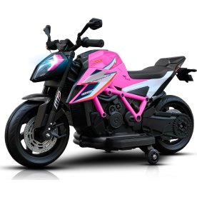 Elbil KTM X12 motorcykel til børn, 2x12V, pink