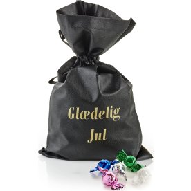 Sort Julesæk m. Chokokugler, 1750g