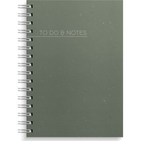 Burde Notesbog | Notebook & To Do's | A5 | Grøn