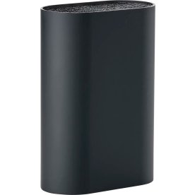 Zone Singles Knivblok, 17 x 9 x 24cm, sort
