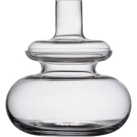 Zone Inu Vase, 23 x 25cm, ren transperant
