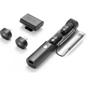 Boya Mikrofon Transformerbar, USB-C, 3.5mm, sort