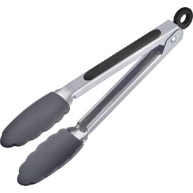 Westmark madtang med lås, 27 cm, stål/silikone