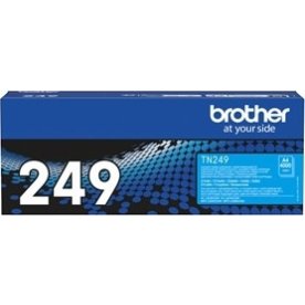 Brother TN249C Lasertoner, cyan, 4.000 sider