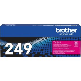 Brother TN249M Lasertoner, magenta, 4.000 sider