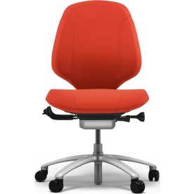 RH Mereo 200 kontorstol, rød Select stof/alu stel