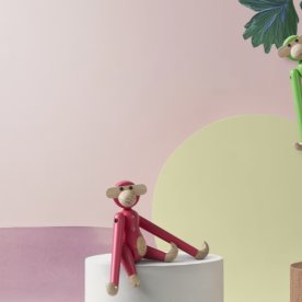 Kay Bojesen Mini-Abe, pink