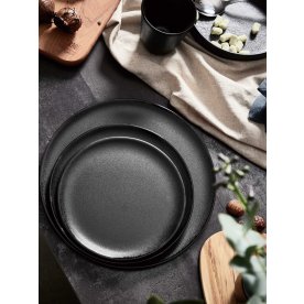 Aida RAW Dessert tallerken, Ø20cm, titanium sort