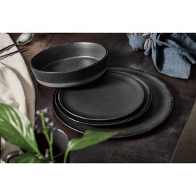 Aida RAW Frokost tallerken, Ø23cm, titanium sort